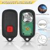 Key Fob Replacement for 2002-2006 Toyota Camry/ 03-08 Matrix/ 99-03 Sienna/ 02-03 Solara/ 03-08 Pontiac Vibe Car Keyless Entry Remote