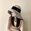 Solid Color Cotton Linen Fisherman Hat Cotton Linen Wide Brim Sunshade Hat Sun Protection Breathable Sunscreen Visor Cap Hiking
