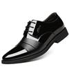 Fashion Black Dress Shoes Man Spring Autumn Social Shoe for Men Brown Pointed Toe Official 2024 Trend Italian Gentleman Low Price Party