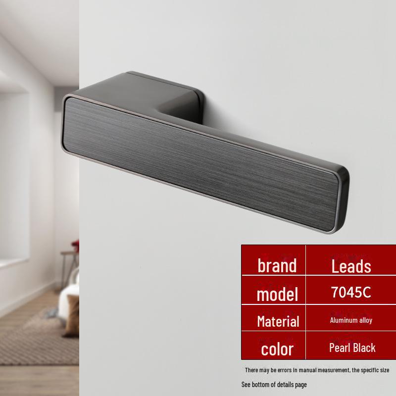 Minimalist Silent Magnetic Door Lock for Bedroom, Indoor Wooden Doors, and Bathroom