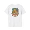 New Mexico Adobe T-Shirt | Vintage Mid-Century Travel Luggage Tag Tee | Land of Enchantment Souvenir | NM Road Trip Gift