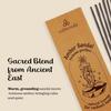 Sandalwood Amber Incense Sticks Resin - 40+ Sticks, 9 Inch