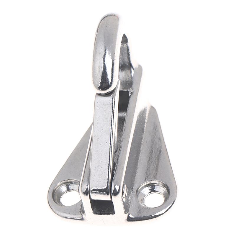 2Pcs 316 Stainless Steel Marine Spring Snap Fending Hook Marine Boat Spring Snap Attach Rope Fender Boat Hardware