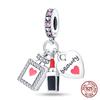Compatible With Charm Bead Components Designed For Pandora Authentic Original Bracelets Do It Yourself Charming Women's Perfume Bead Component Copper