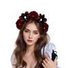 Halloween Decor Halloween Hair Hoop Simulation Flower Gothic Flower Hairband  Party