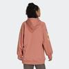 Adidas Stella McCartney Pull On Loose Fit Long Sleeve Hooded Sweatshirt Unisex Sweatshirt Red Pink IB5899