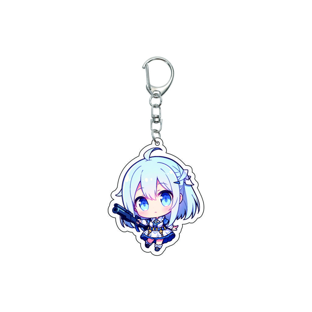 55MM Anime banG Dream Keychain Toyama Kasumi/Saya Yamabuki/Hanazono Tae Key Chain Acrylic Model Plate Christmas Gifts