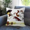 Anime C-Calvin And H-Hobbes Cushion Cover Car Throw Pillow Case For Sofa Car Christmas Gift