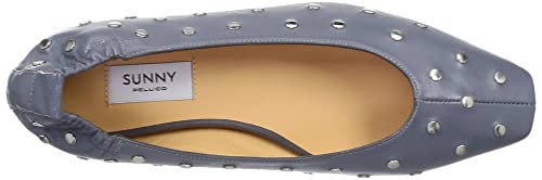 Perryco Sunny MALTA Women's Ballet Flats, Gray, Size 25.0 cm (PQ22_1021) [Parallel Import]