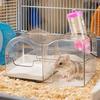 Acrylic Hamster Hideout 3 in 1 Sand Bath Box Tunnel System Small Pet House  Sleeping Den