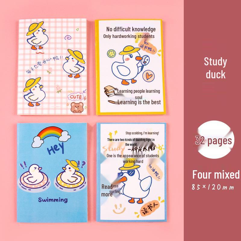 Compact Cute Softcover Mini Notepad for Students and Office Use