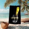 Proof Beach Towel with Borussia Dortmund Pattern - Soft,absorbent,quick-drying,machine Washable - Perfect for Swimming,camping,bathing