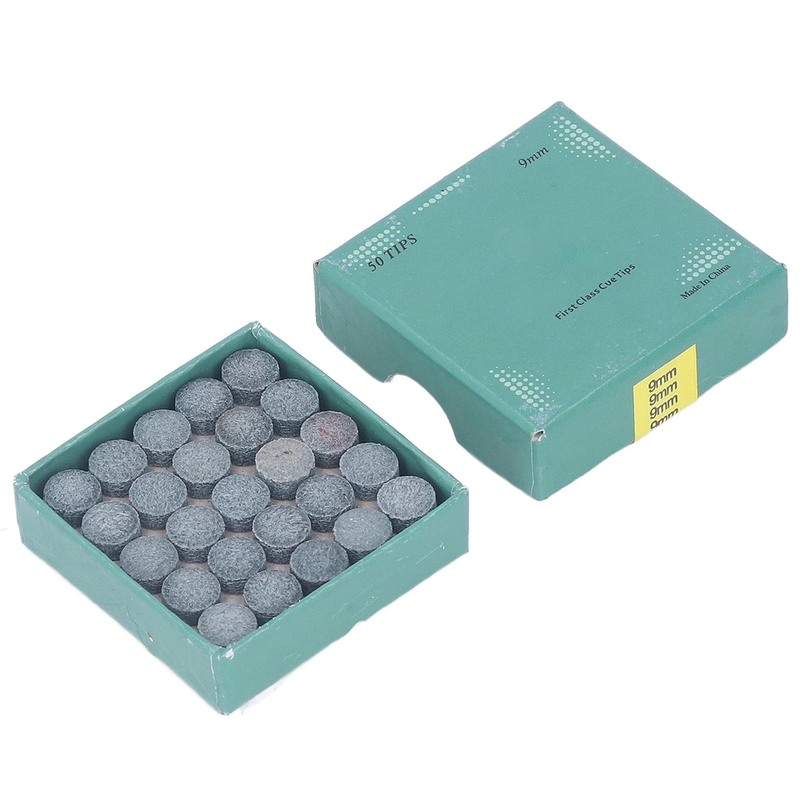 

50 шт. насадок для кия для бильярда, сменные насадки для киев и аксессуаров для снукера