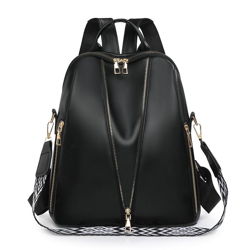 

Модный дорожный рюкзак для девочек большой вместимости, рюкзак с ретро-текстурой однотонный, дорожная дорожная сумка рюкзак