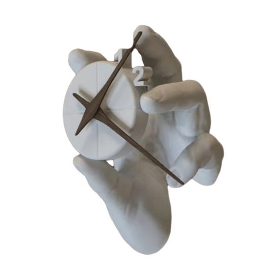 

3D стрелки часов настенный декор кварцевый механизм часы смоляные настенные статуэтка руки часы для гостиной спальня украшения B