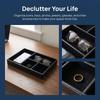 Multi-function Stationery Organizer Leather Desktop Box Neat Arrange Storage Tray  Business Supply