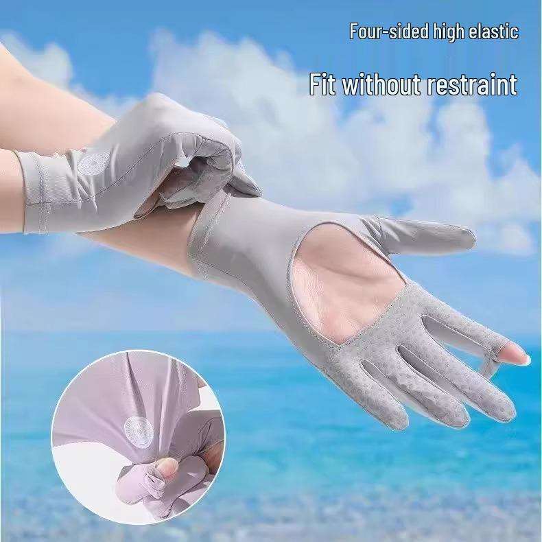 New Arrival Sun Protection Fingerless Gloves - UV Shield for Driving
