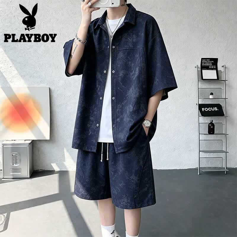 PLAYBOY Men s Short Sleeve Summer Collection XL
