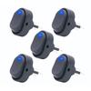 10Pcs Car Boat Rocker Switch 3PIN Contact ASW-20D 30A 12V Switch With LED Light Suitable For Cars And Ships