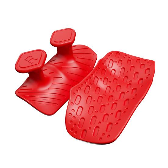 1 Pair Anti-Slip Silicone 2-Finger Workout Grips Men Women Palm Protection Lifting Deadlift Pull-Up Grippers Gym Training Exercise Fingerless