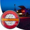 Trailer Brake Lights 4 Inch Truck Brake Lights Round Stop Turn Lamp Signal Warning Lighting Safety Accessories For Car Van Truck