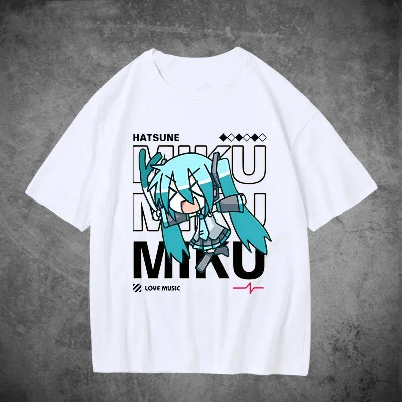 Hatsune Miku Y2k Top Fashion 2026 New Women's T-shirts Casual T-shirts Printed T-shirts Various Sizes Street T-shirts Printed