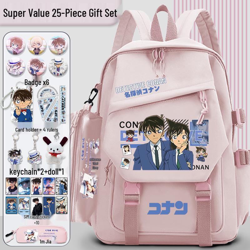 Detective Conan x Kaito Kid Large Capacity Backpack for Students