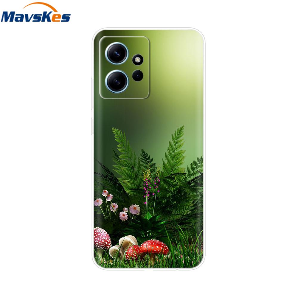 For Redmi Note 12 4G Case Note12 Pro TPU Silicone Shockproof Clear Phone Covers For Xiaomi Redmi Note 12 Pro Note12 Soft Fundas