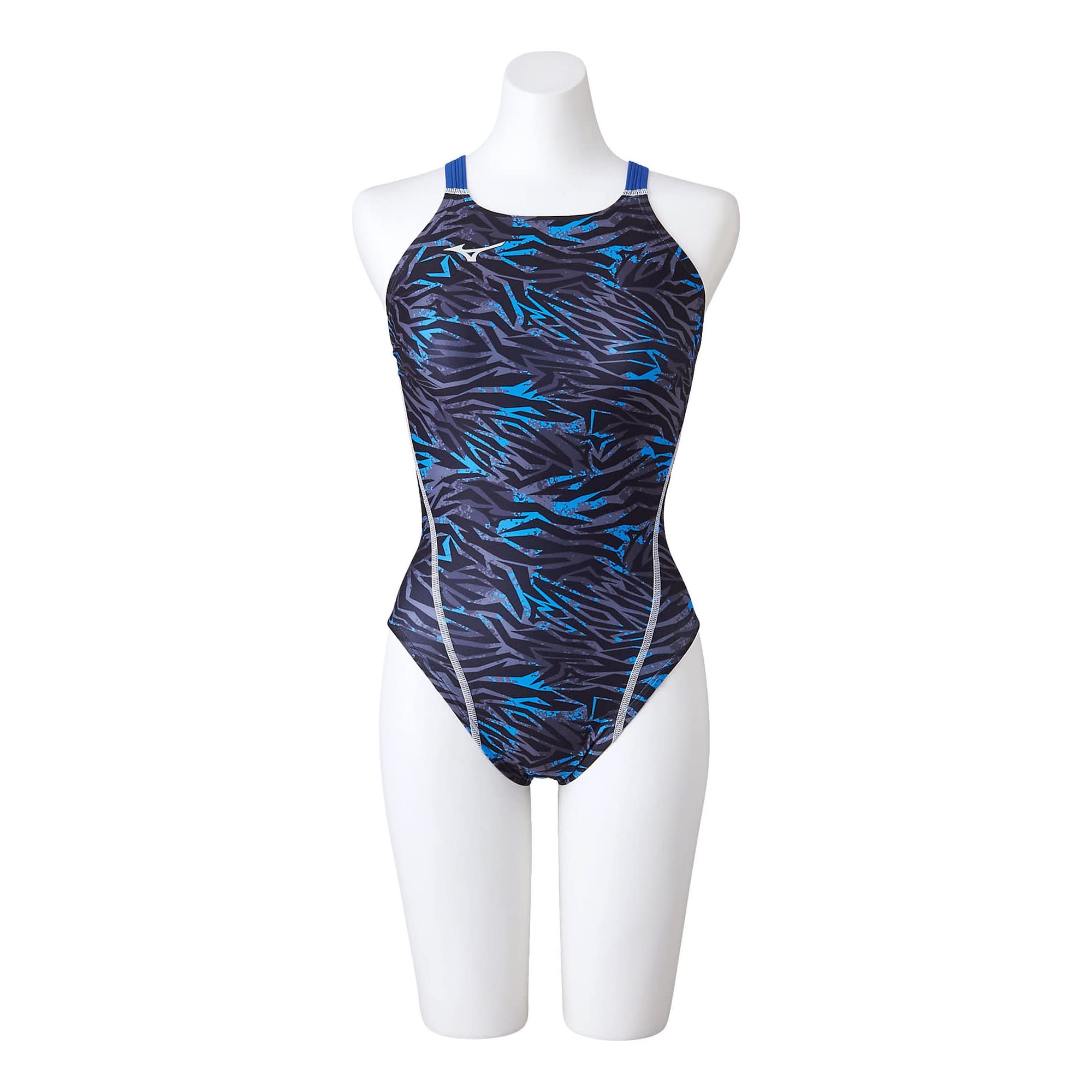 

MIZUNO Medium Size 27 for Competitive and Training Size L Women s Exersuit, Cut, N2MAA281, (Blue), Use, синий