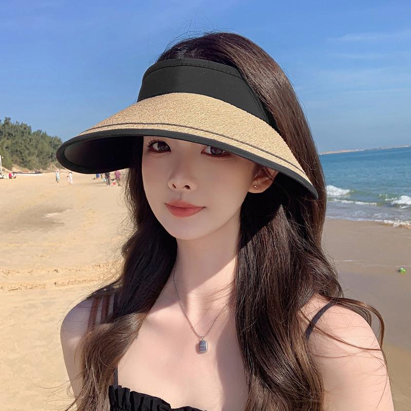 Sun Protection Hat For Women Summer Foldable Wide Brim Uv Sun Hat For Outdoor Activities