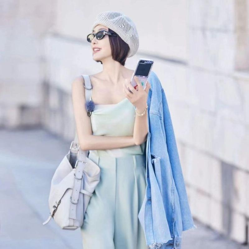 Trendy Breathable Hollow Out Beret Japanese Style For Women Korean Fashion Pick Face Slimming Brimless Versatile Daily Wear