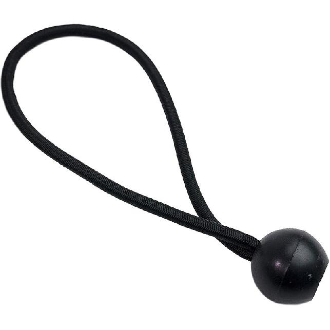 

Набор из 25 штук Шаровые резинки 6 дюймов Черные | Сверхпрочные 6-дюймовые тарпаулиновые резинки | Погодоустойчивые крепежные ремни толщиной 5 мм | Для кемпинга, палаток, грузов, 6 Inch чёрный