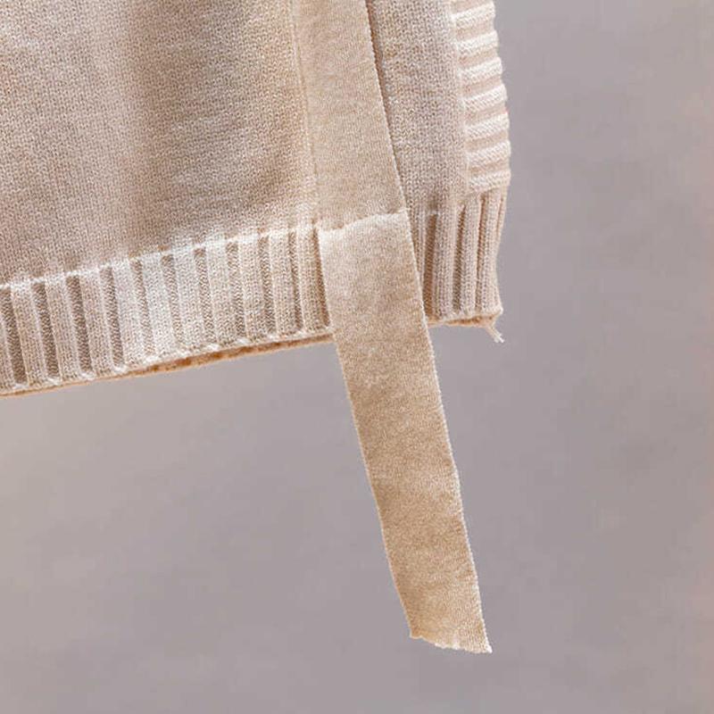 Frühling Herbst Koreanischen Stil Gestrickte Weste mit Lose Ärmellose Pullover für frauen Oberbekleidung Feste Weste