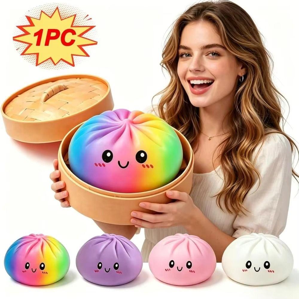 Langsam aufgehendes Knödel Sensorik Spielzeug Weicher Fidget Quetschbrötchen Kreative Knödel Quetschspielzeug Halloween