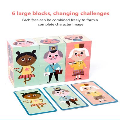3D Kinder Holzpuzzle Spielzeug Montessori Spaß Puzzle Entwicklungsspielzeug