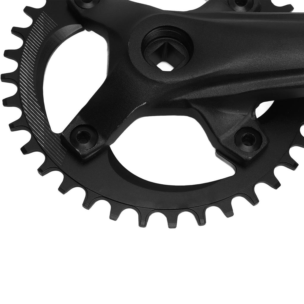 Bicycle Crankset Aluminium Alloy 36T Chain Wheel 104BCD Squared Hole Crank for 7?12S Mountain Cycling