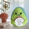 Cute Positive Energy Potato Mini Stitched Knitting Doll Ornaments for Home Funny Christmas Gift Decoration for Office Home Decor