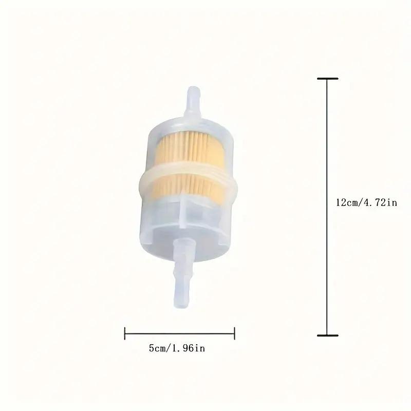 Inline Fuel Filter Large Universal Oil Filter Suitable for 6mm 8mm Lines 7