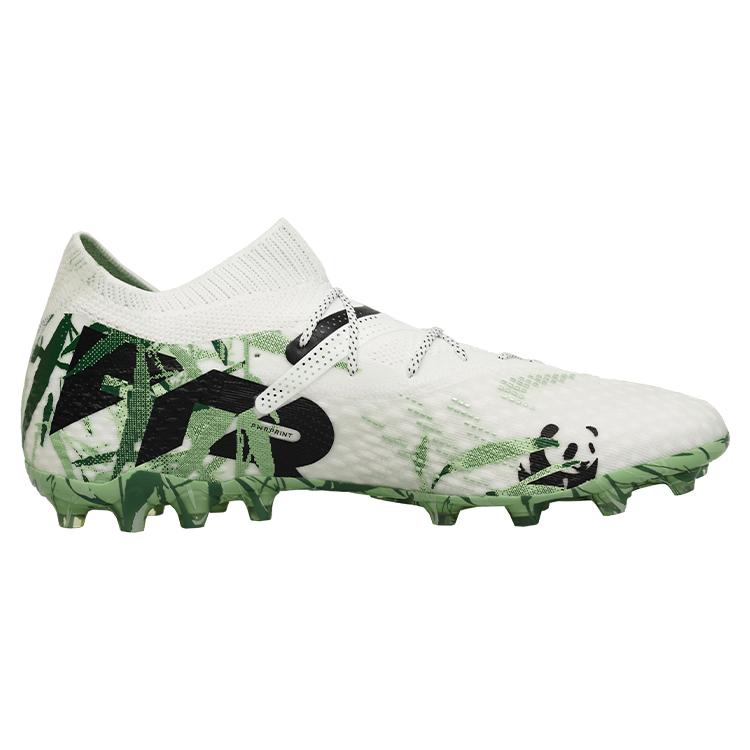 Puma Future 7 High-End Panda Colorway MG (Rubber Short Studs) Firm Ground Artificial Grass Support Soccer Shoes Unisex Soccer Shoes 108103-01
