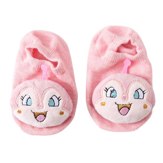 

1 пара носков для малышей красивой формы, нескользящая подошва, мягкие носки до щиколотки с героями мультфильмов для новорожденных, товары для малышей S