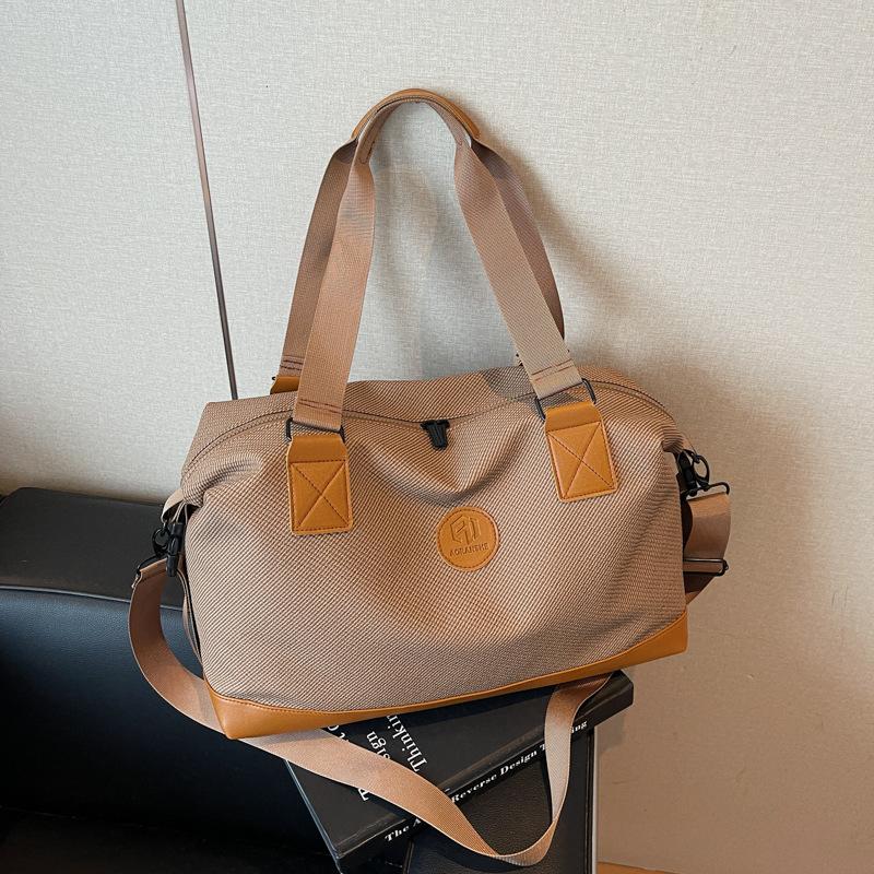 

Сумка для коротких поездок женская новая портативная дорожная сумка большой вместимости легкая сумка-даффл сумка для хранения деловая поездка портативная багажная сумка хаки