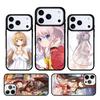 Süßes Kawaii Japanisches Mädchen Manga Handyhülle Cover für IPhone 11 12 13 14 15 16e 17 Pro Max Hülle für IPhone 17 Air