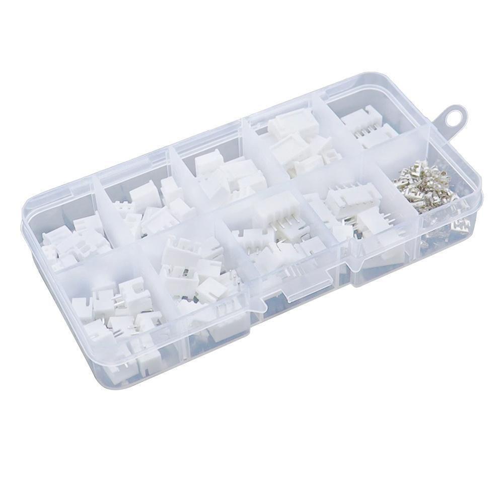 230PCS For JST XH2.54mm 2 3 4 5 Pin Board Connectors Plug Mini  Male Female Kit