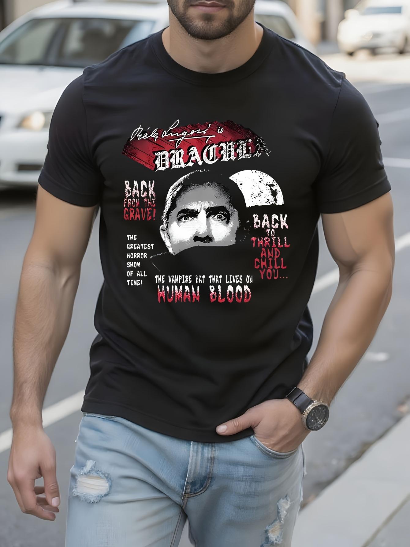 Vintage Dracula Tshirt - Bela Lugosi Back from the Grave ... L
