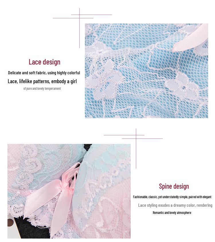 Macaron Lace Bra and Panty Set - Sexy, Supportive Women's Underwear