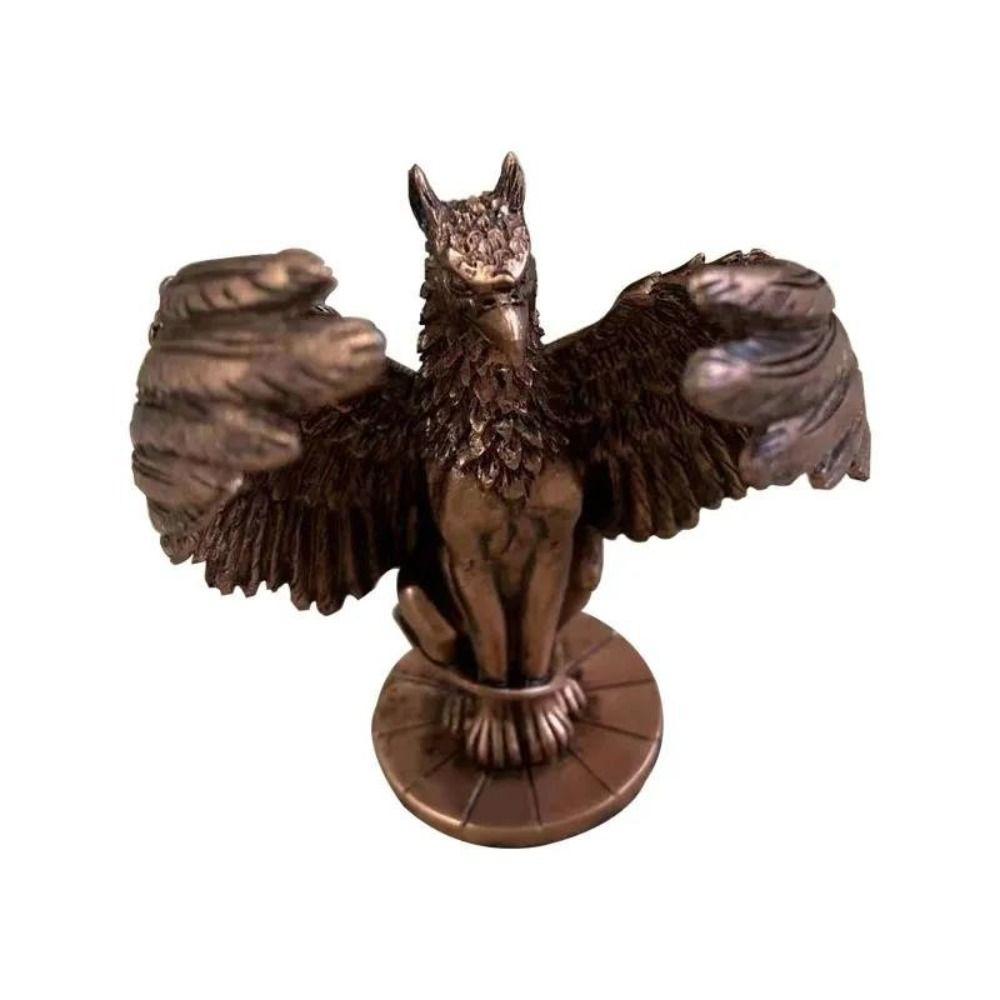 

Retro Griffindo Figure Craft Room Decor Ornament Mythological Griffin Figurine Collectible бронзовый