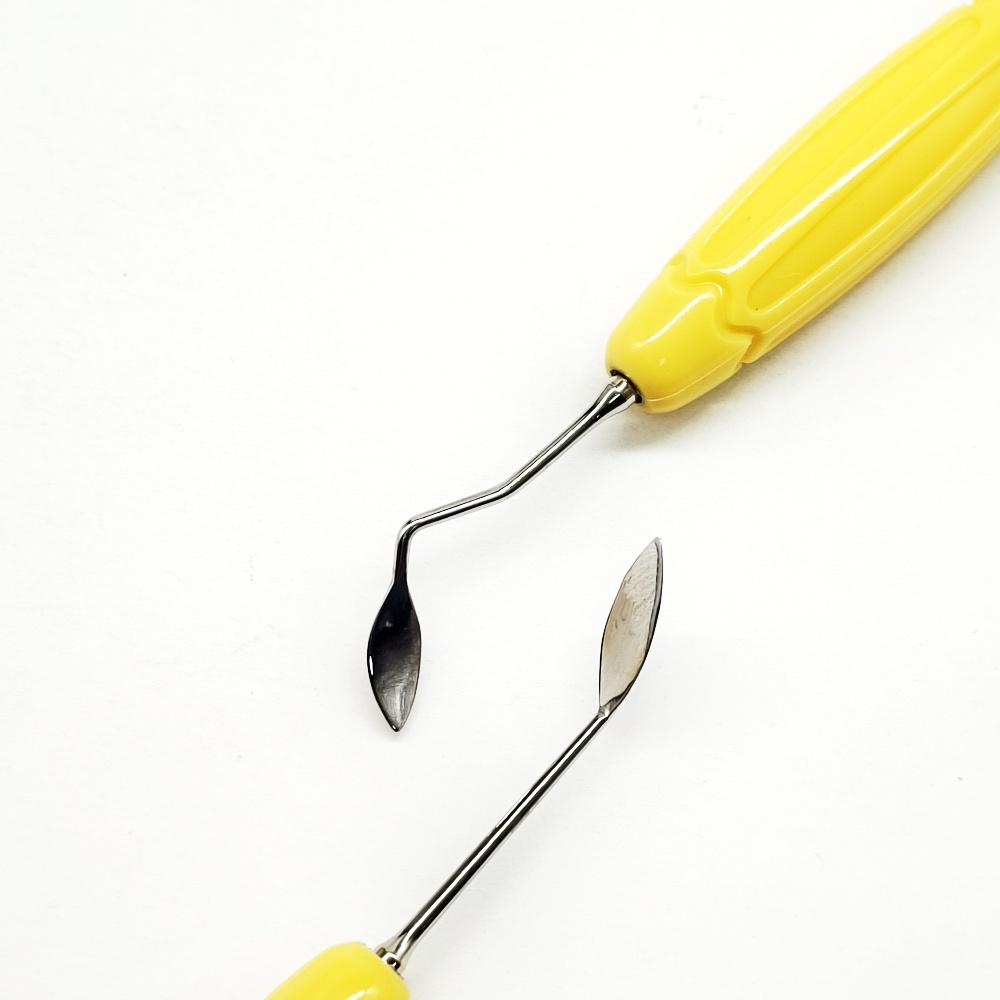 1 Pc or 2 Pcs Dental Aesthetic Restoration Composite Resin Filling Spatula Resin Filler Tool For Anterior and Posterior