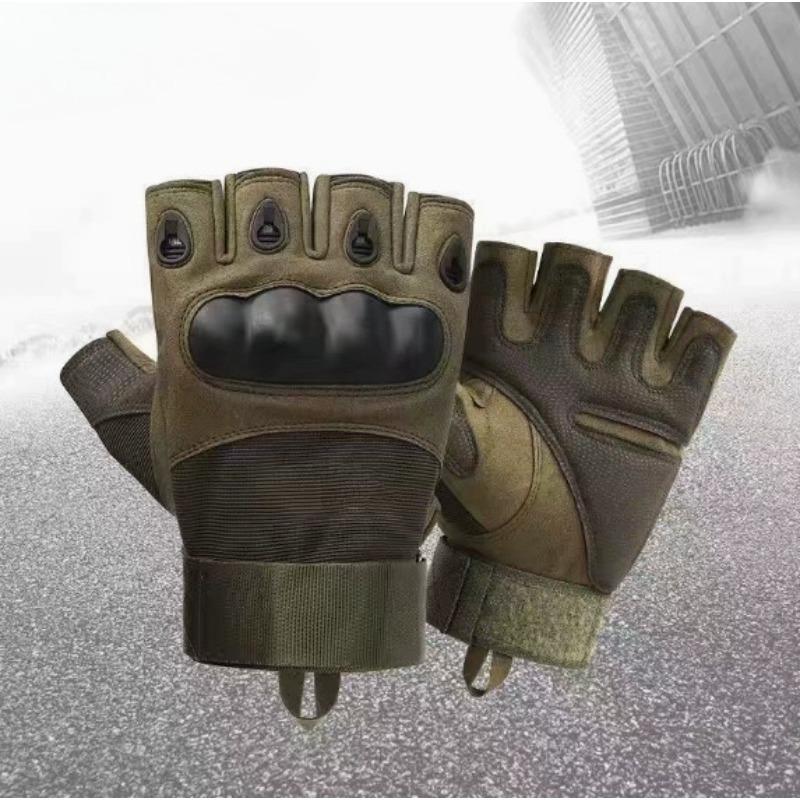 Outdoor Fingerlose Handschuhe Hard Knuckle Paintball Airsoft Jagd Combat Reiten Wandern Halbfingerhandschuhe