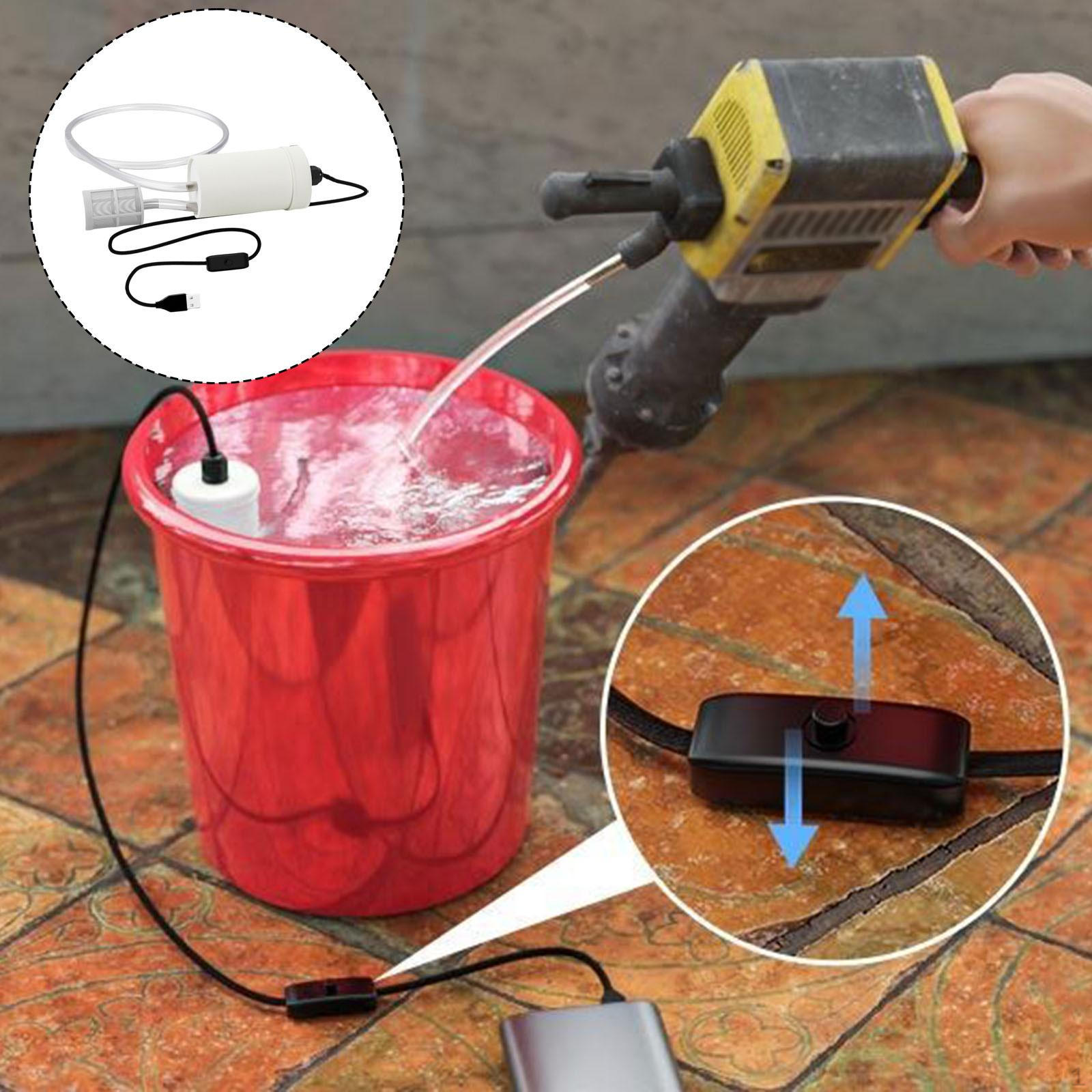 

USB Electric Auto Siphon Self Priming Pump DC5V with Hose and Stone Mini 1M Filter