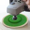 Angle Grinder Wool Polishing Wheel 4 Inch Round Wool Polishing Disc 10pcs Efficient Angle Grinder Wool Polishing Disc For Boats